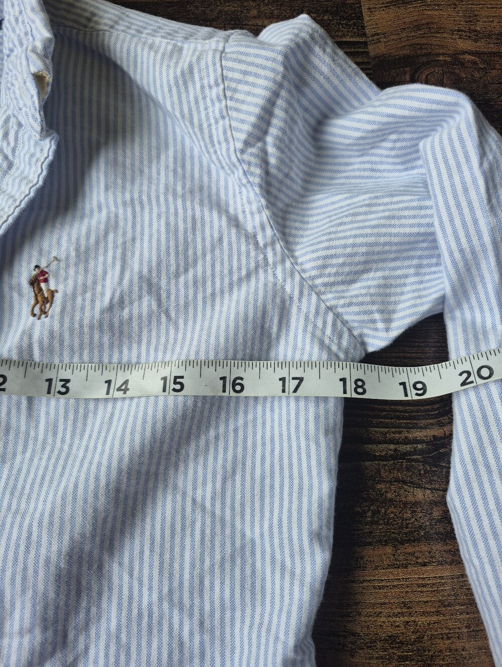 Ralph Lauren Slim Fit Oxford L9ng Sleeve Button Up Size 4 - Picture 3 of 5